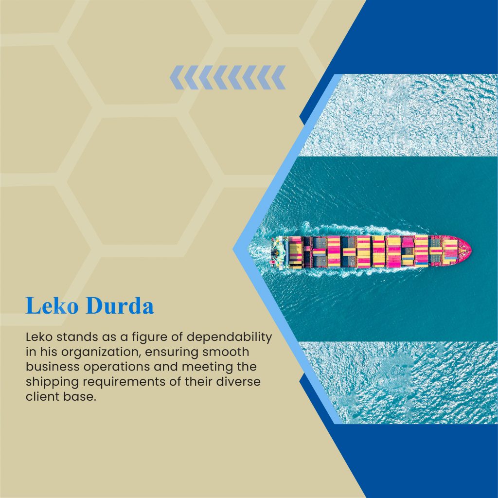 Leko Durda | CEO of ALFED SHIPPING