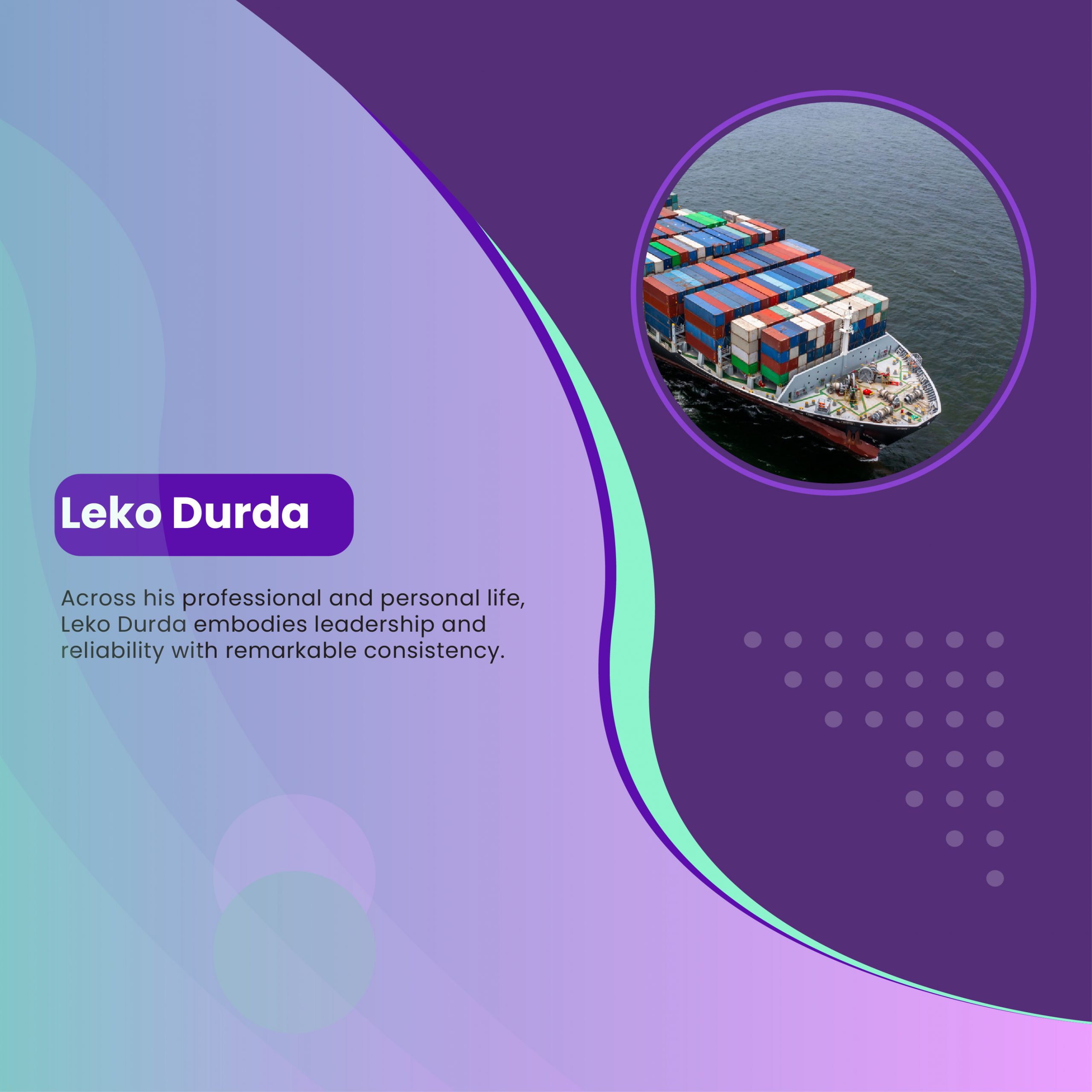 Leko Durda | CEO of ALFED SHIPPING