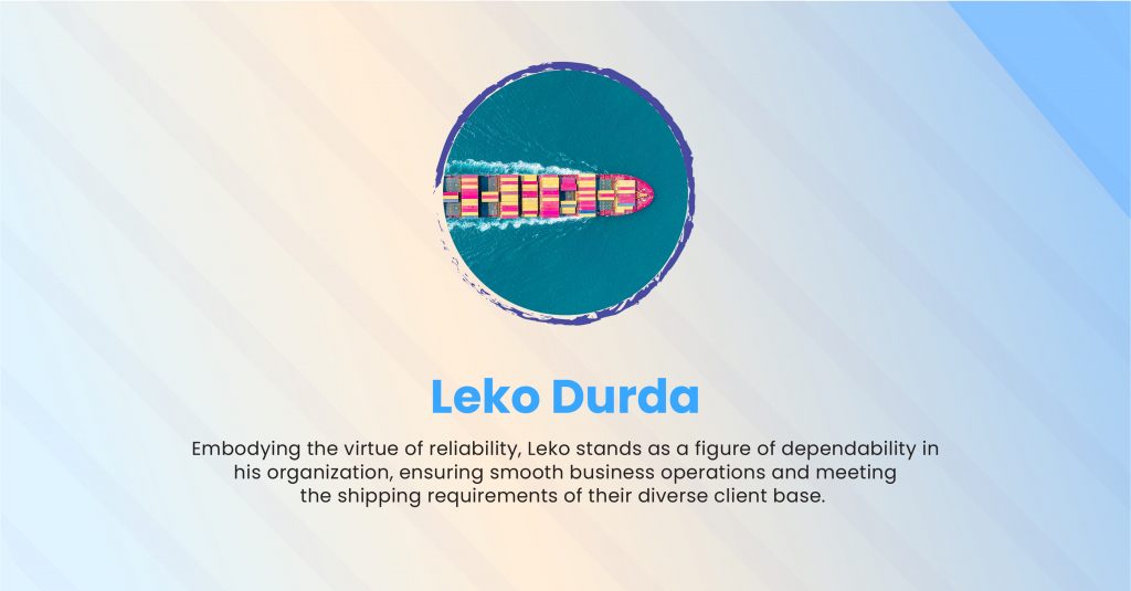 Leko Durda | CEO of ALFED SHIPPING